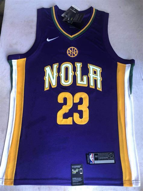 Men 23 Anthony Davis Jersey Purple New Orleans Pelicans City Edition ...