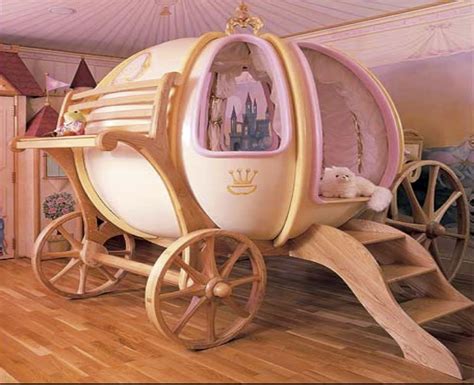 For a little princess... | Cool toddler beds, Cinderella carriage bed, Carriage bed