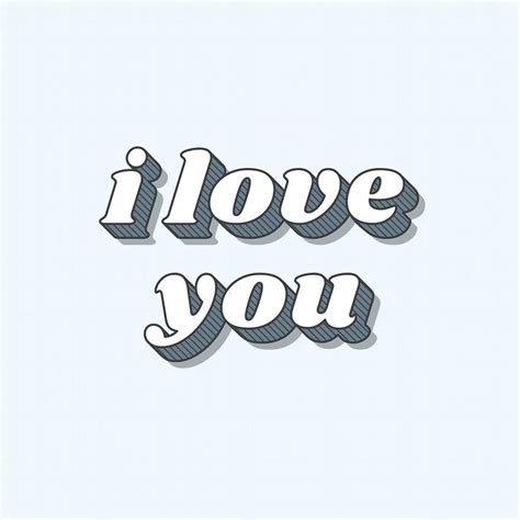 the words i love you are drawn in white and grey letters on a light ...