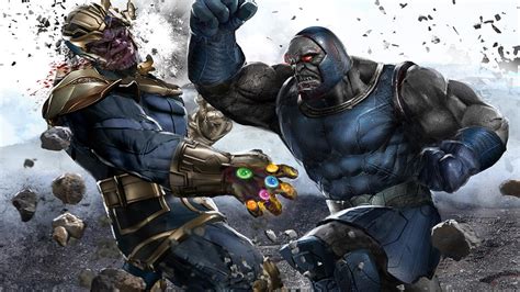 Darkseid vs Thanos by uncannyknack on DeviantArt