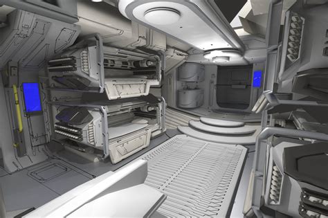 From the in-development game: Star Citizen Star Citizen, Spaceship Interior, Futuristic Interior ...