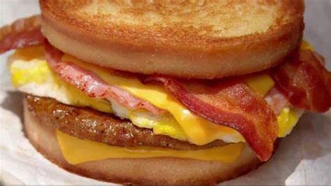 Jack in the Box Loaded Breakfast Sandwich TV Commercial, 'Breakfast ...