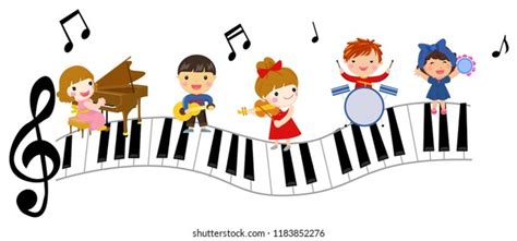 Kids Music Stock Vector (Royalty Free) 1183852276 | Shutterstock