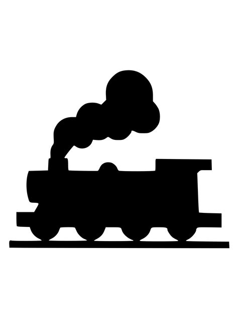 Free printable Train stencils and templates