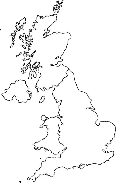 Printable Blank Map of the UK - Free Printable Maps