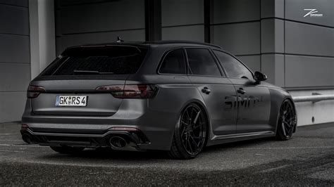 Wheel Front | Aftermarket & Custom Wheels Gallery - Matte Black Audi RS4 B9 with gloss black ...