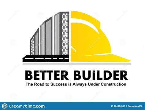 Logo design for a construction company vector image. Illustration about element, real, c ...