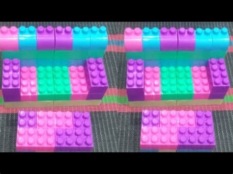 satisfying DIY sofa and table|| sofa & table with blocks toys|| blocks ...