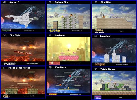 Super Smash Bros. Wii U Custom Stages Part 3 by Venofoot on DeviantArt