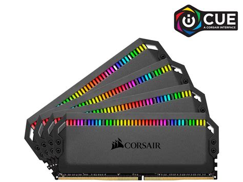 CORSAIR Dominator Platinum RGB 128GB (4 x 32GB) 288-Pin PC RAM DDR4 3200 (PC4 25600) Desktop ...