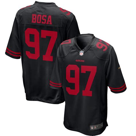 Men's Nike Nick Bosa Black San Francisco 49ers Game Jersey