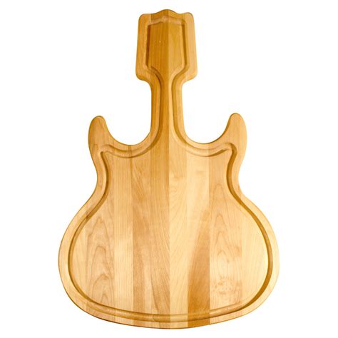 Guitar-shaped Cutting Board for Fun and Function