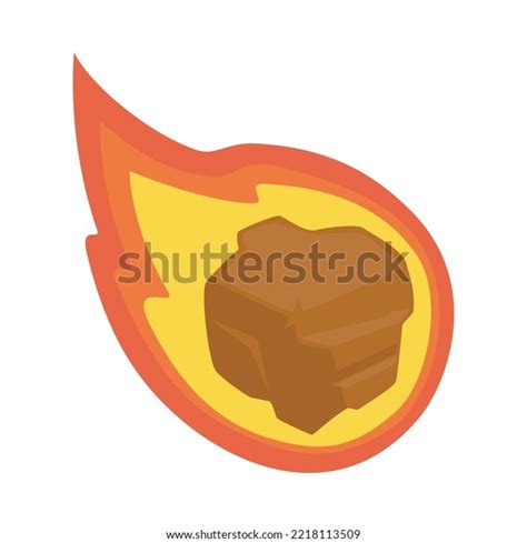 Comet Sign Emoji Icon Illustration Celestial Stock Vector (Royalty Free ...