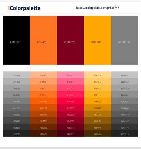 140+ Latest Color Schemes with Maroon And Orange Color tone combinations | 2022 | iColorpalette