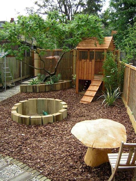 60 Awesome Small Backyard Playground Landscaping Ideas | Backyard ...