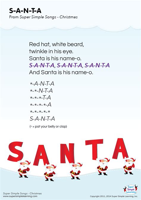 Free Christmas Related Resources from Super Simple Learning | Preschool songs, Christmas lesson ...