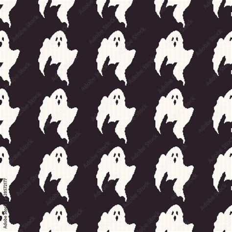 Pixel art ghost. Pixel Halloween. Pixel art 8 bit, video game Stock Vector | Adobe Stock