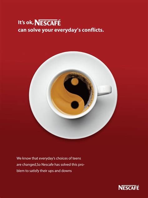 Nescafe: Teens conflicts magazine ad • Ads of the World™ | Part of The Clio Network