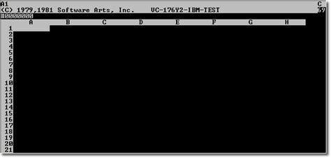 Software Review: VisiCalc For The IBM PC - John Topley’s Weblog