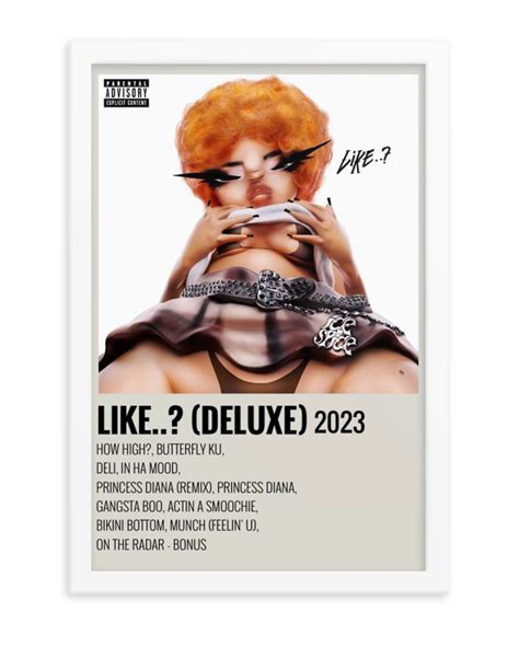 Ice Spice Like Deluxe Album Cover - Etsy