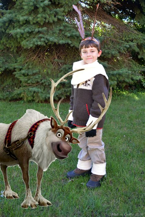 HOMEMADE FROZEN COSTUME: SVEN THE REINDEER Mad in Crafts