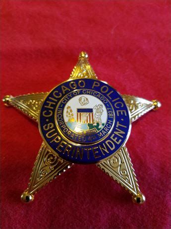 Collectors-Badges Auctions - Chicago police superintendent hallmarked