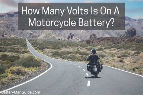 How Many Volts Are On A Motorcycle Battery?