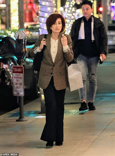 Sharon Osbourne Rocks Business Chic Look While Shopping in Beverly Hills, Despite Feeling "Too ...