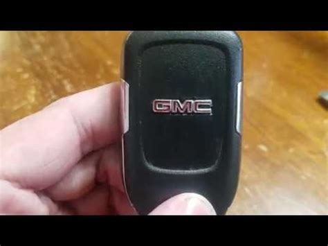 GMC Key Fob Battery Replacement DIY Guide