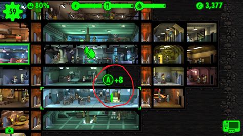 fallout shelter - Which stat do the Crafting rooms use? - Arqade