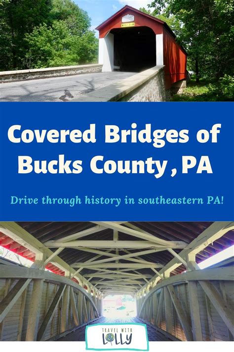 Covered Bridges in Bucks County | Covered bridges, Bucks county, Bridge building