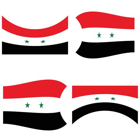 Flag of Syria, official colors, correct dimensions. Vector illustration 25783136 Vector Art at ...