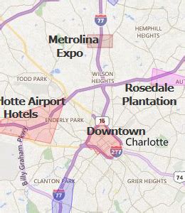 Downtown Charlotte Hotels - Charlotte, North Carolina NC - Hotels, Motels