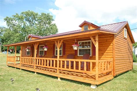 Image of: Log Cabin Kits 10 Of The Best On The Market Pertaining To Adding A Porch To A Ranch ...