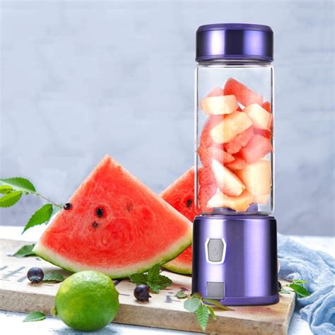 Portable Glass Smoothie Blender, Shakes and Smoothies Single Serve ...