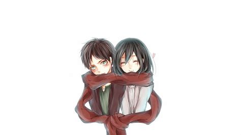 HD wallpaper: Anime, Attack On Titan, Eren Yeager, Mikasa Ackerman ...