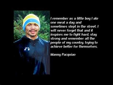 Manny Pacquiao Top Quotes | Top quotes, Manny pacquiao, Quotes