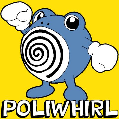 How to Draw Poliwhirl Pokemon Character with Easy Step by Step Drawing ...