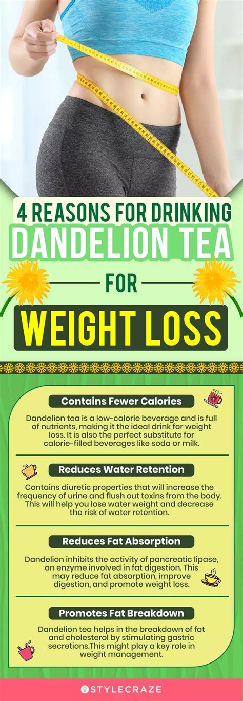 4 Benefits Of Dandelion Root Tea For Weight Loss