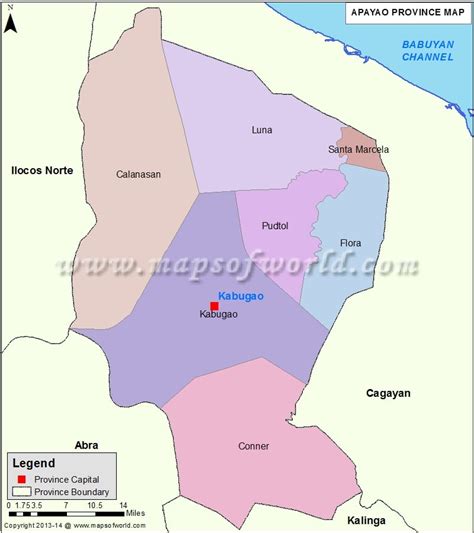 Map of Apayao Province | Apayao Province Map