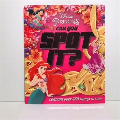 DISNEY PRINCESS CAN You Spot It Kids Activity Puzzle Book 250 Things To ...