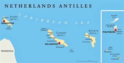 Netherlands Antilles Maps | Printable Maps of Netherlands Antilles for ...