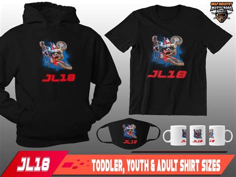 Jett Lawrence Merchandise JL18 Motocross & Supercross 2021 T Shirt ...