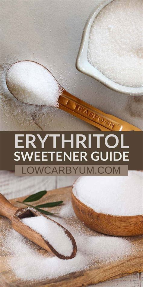 Erythritol Sweetener: Low-Carb Sugar Substitute Guide - Low Carb Yum