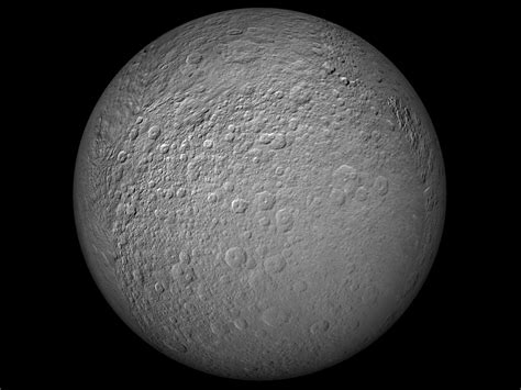 Animation of Saturn's Moon Rhea