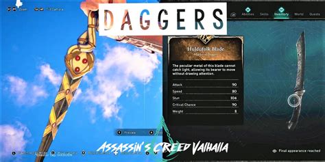 Assassin’s Creed Valhalla: A Guide To All Of The Daggers