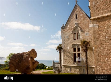 Abbadie Castle, Hendaye, Basque Country Stock Photo - Alamy