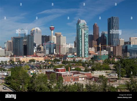 The city skyline of Calgary, Alberta, Canada Stock Photo - Alamy