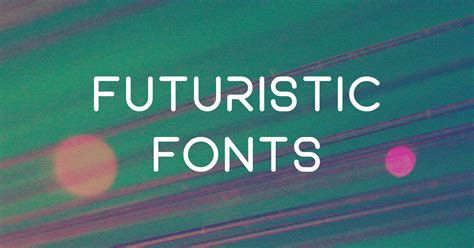 30 Futuristic Fonts to Make Your Designs Stand Out | Creative Market Blog