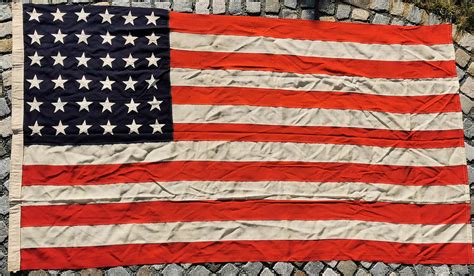 Large U.S. Flag with 36 stars circa 1865 - US Civil War - Kunst- und Waffenkammer